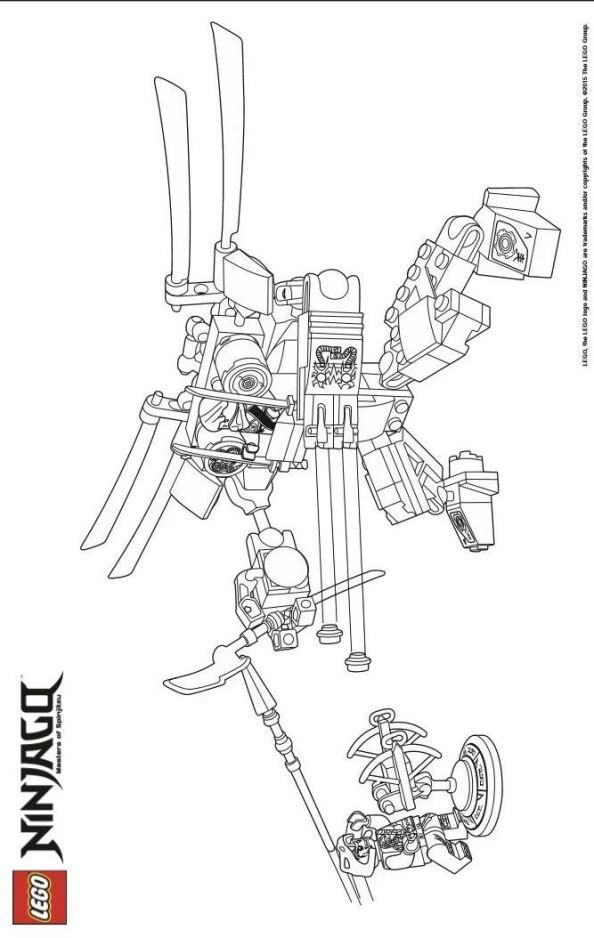 Coloring pages of lego ninjago on kids