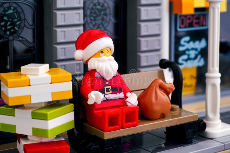 Lego santa stock photos