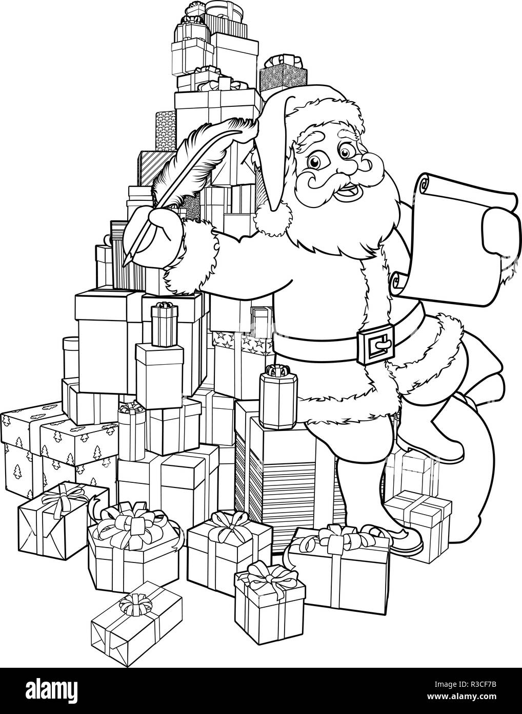 Colouring pen black and white stock photos images