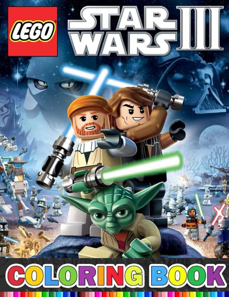 Legostarwars coloring book funny coloring pages for all fans great gifts for kids boys girls teens ages