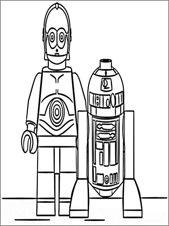 Free printable coloring sheets lego star wars