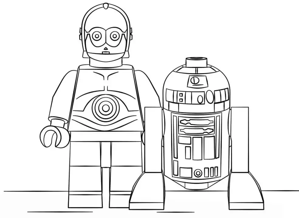Lego star wars malvorlagen