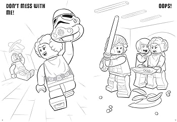 Lego star warsâ fun to colour books