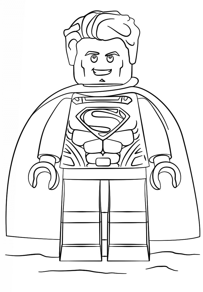Superman coloring pages printable for free download