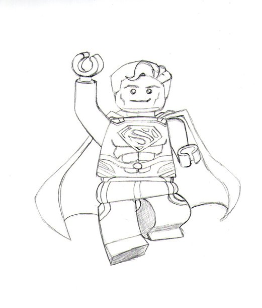 Lego superman by dp on