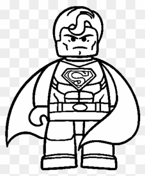 Lego superman coloring pages to print for kids