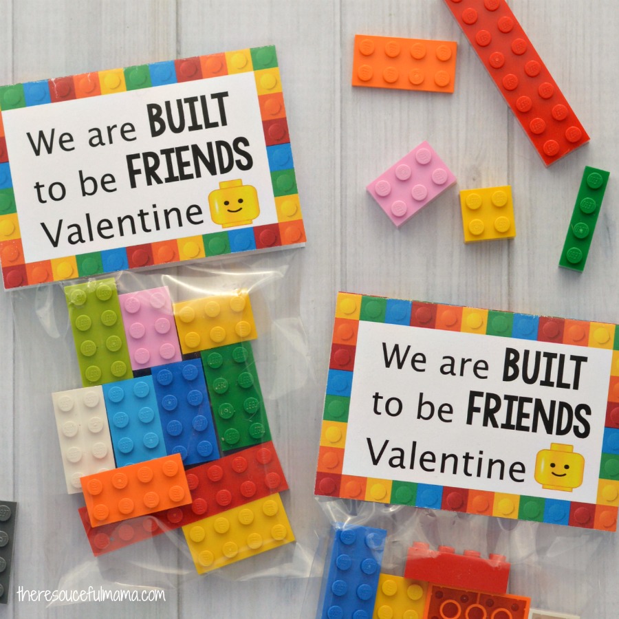 Lego valentine cards