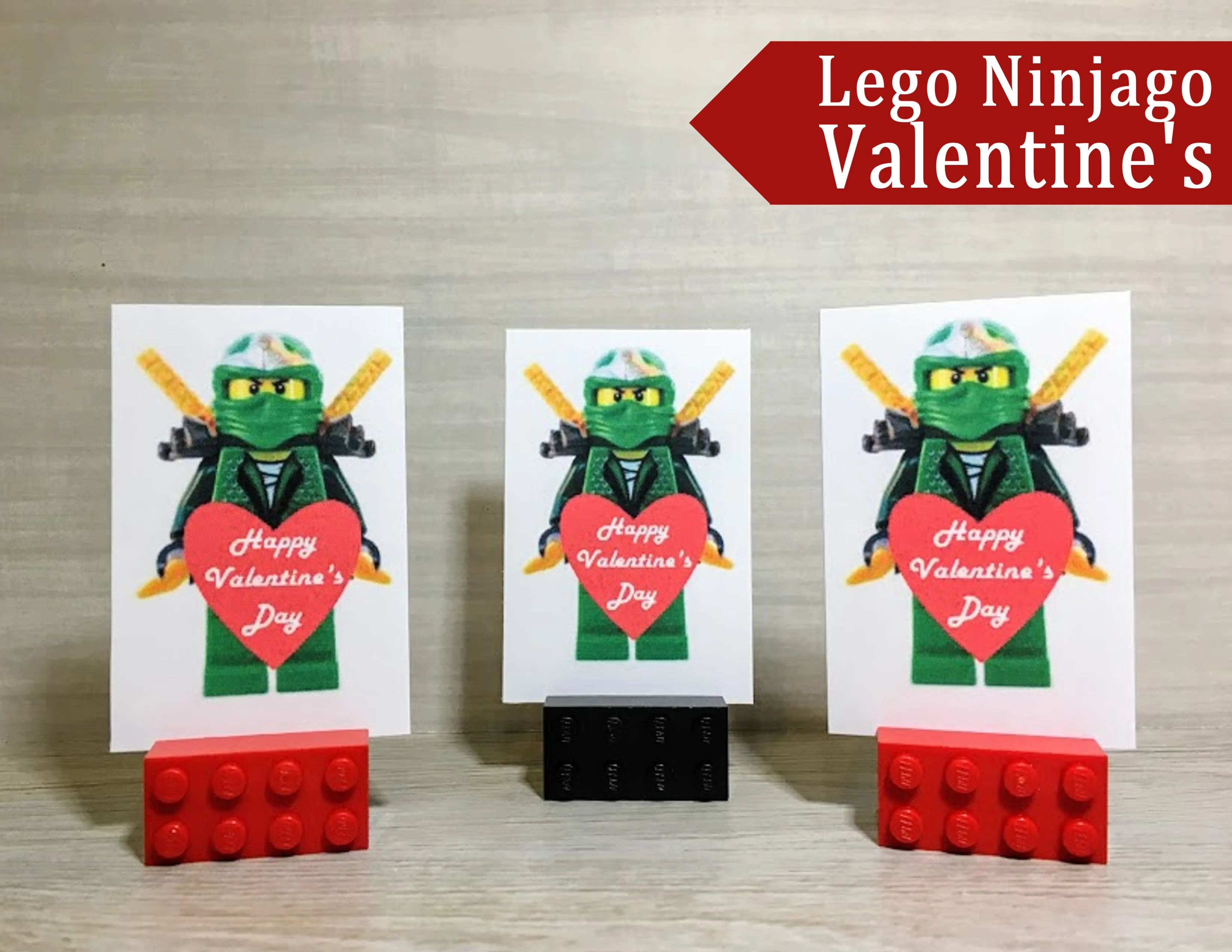 Free lego valentines day printable