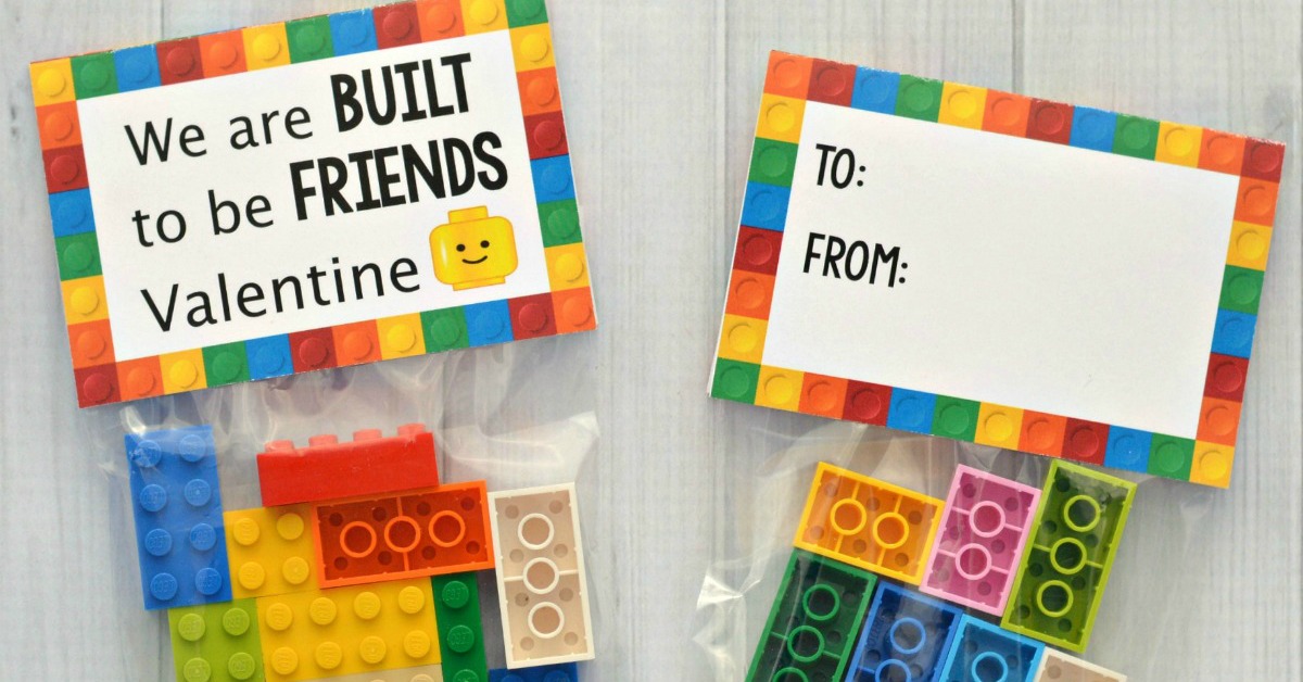 Lego valentine cards