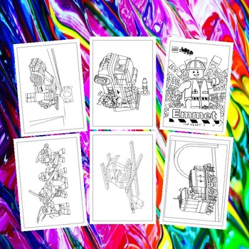 Printable lego coloring pages collection for kids color your lego world