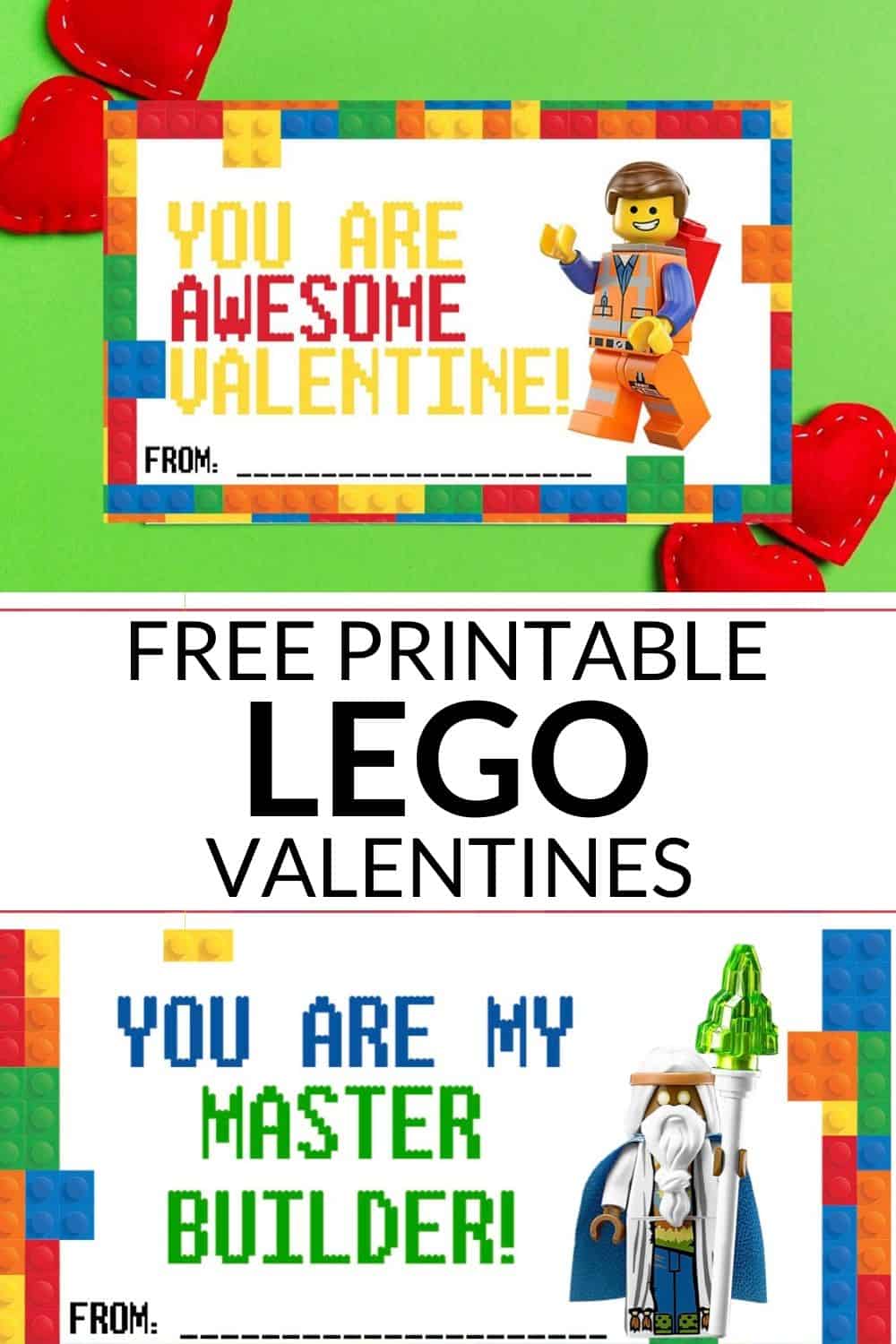 Lego valentines free printable to use it is a keeper