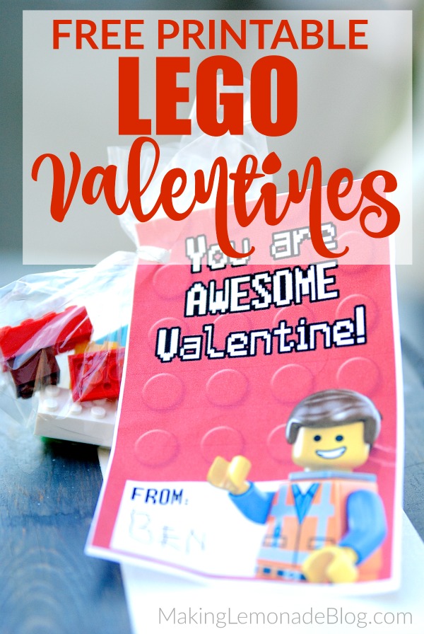 Free printable lego valentines clever ways to use them making lemonade