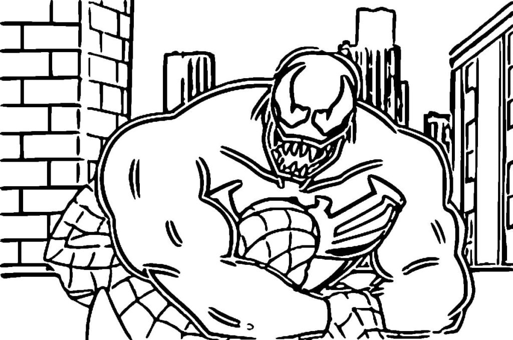 Venom coloring pages printable coloring pages for boys
