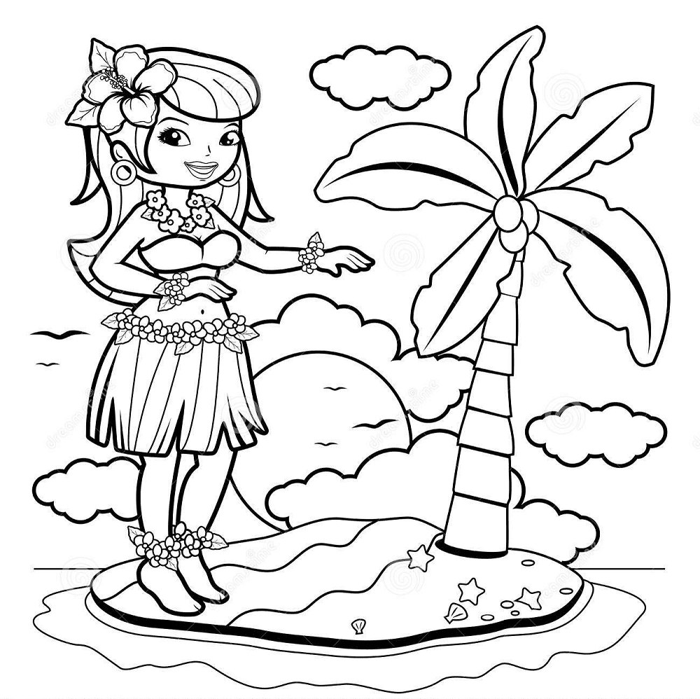 Lei day coloring pages printable for free download