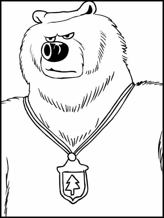 Grizzy and the lemmgs ideas lemmg grizzly birthday cake topper prtable