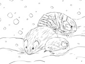 Lemming coloring pages free coloring pages