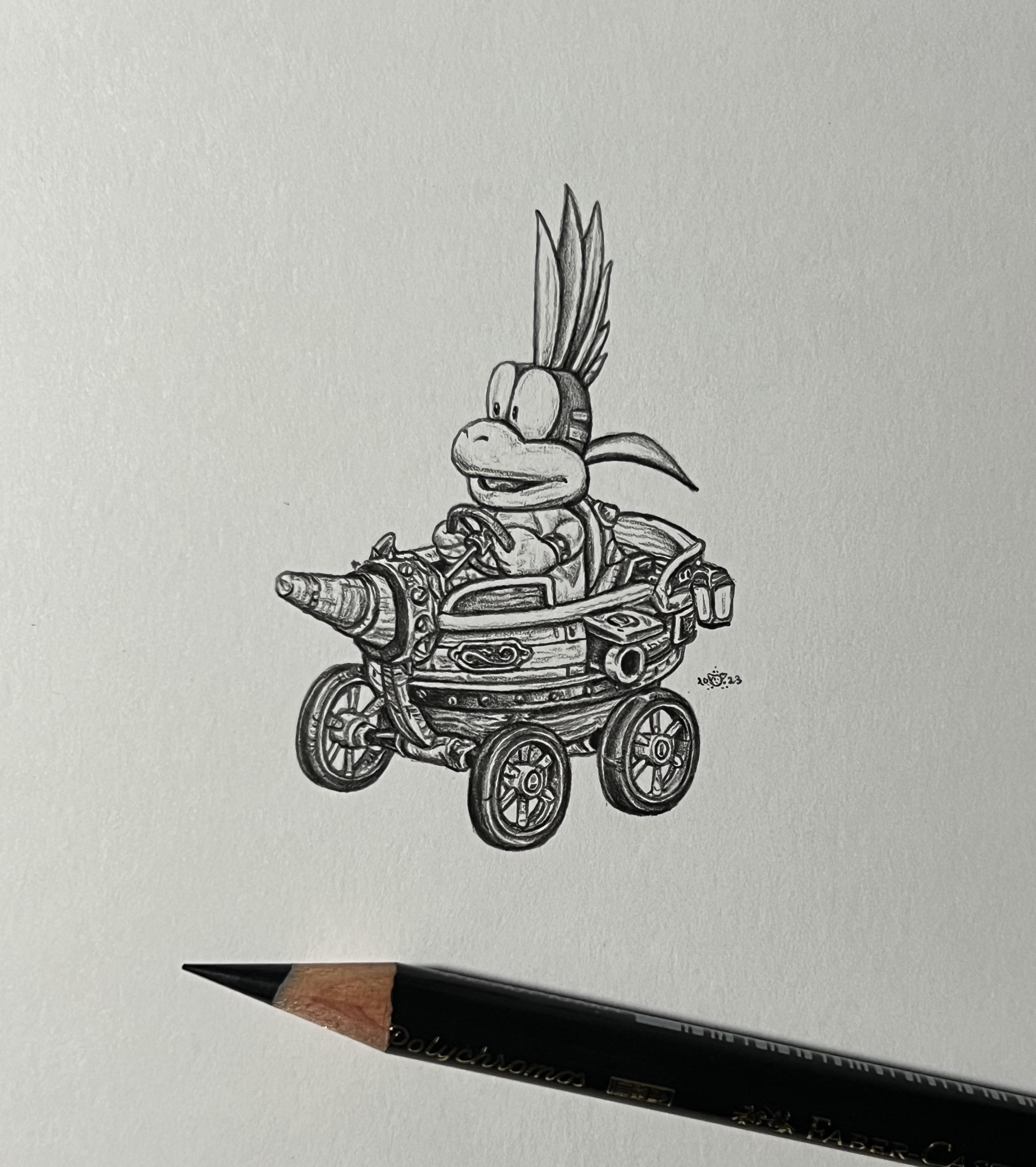 Lemmy micro drawing from mario kart been on this mario kart binge thoughts rmariokart