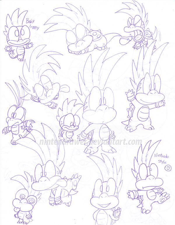 Lemmy doodles by nintendrawer on