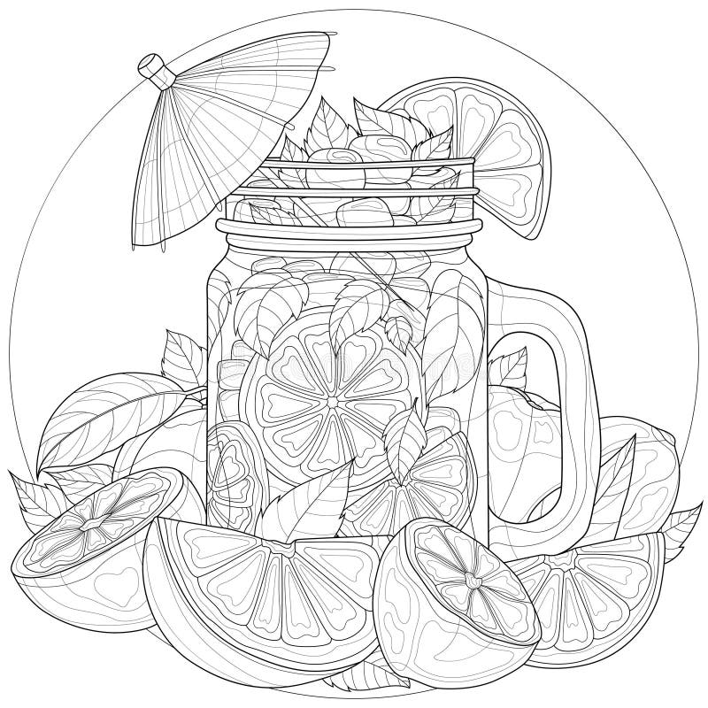 Lemonade coloring stock illustrations â lemonade coloring stock illustrations vectors clipart