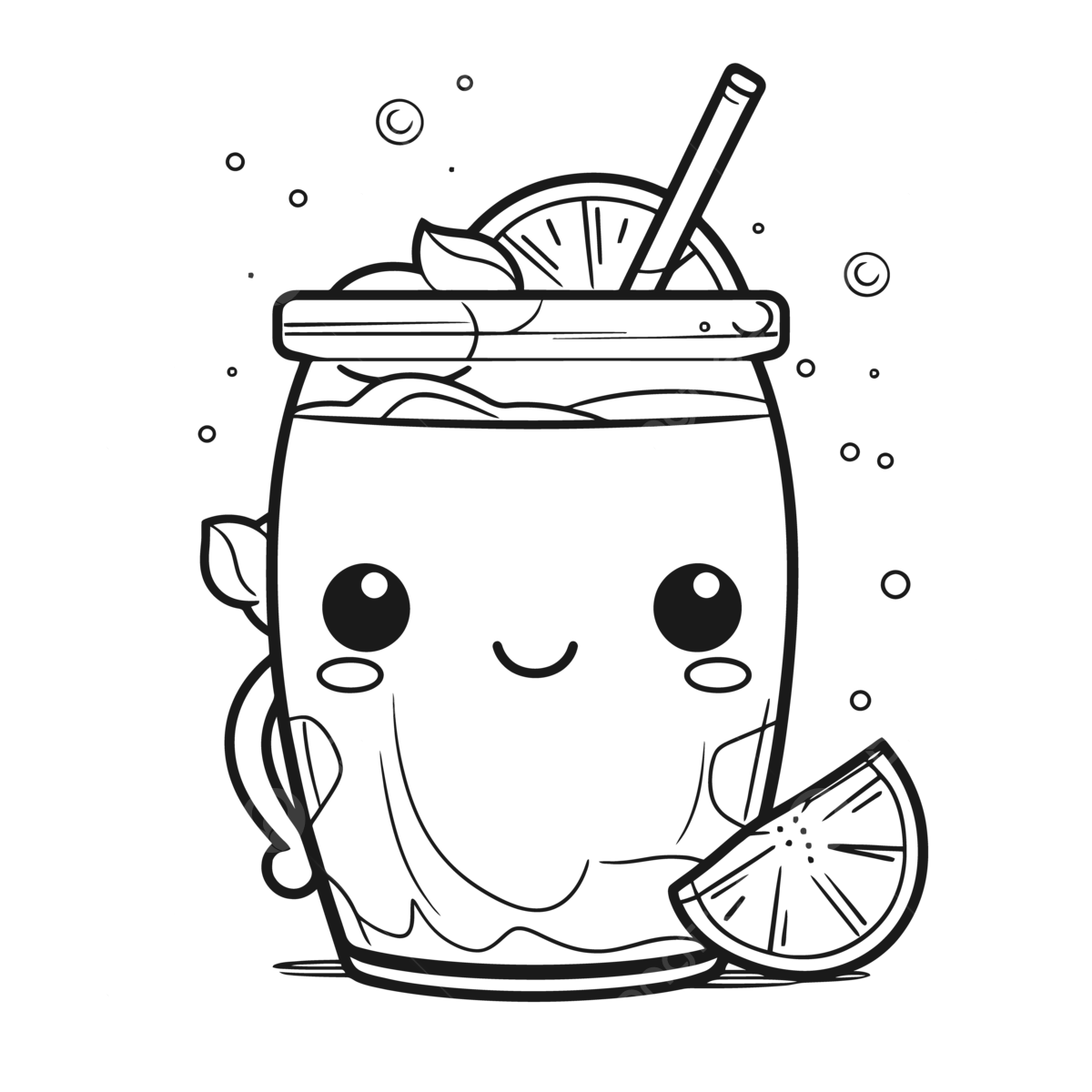 Cute kawaii drinks coloring page with drinks coloring pages outline sketch drawing vector kawaii drawing wing drawing ring drawing png and vector with transparent background for free download