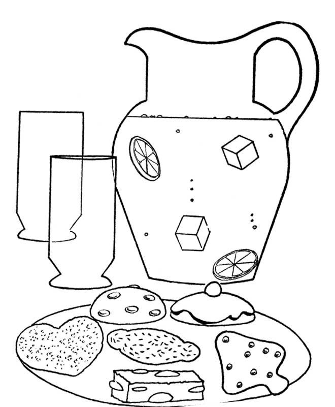 Lemonade coloring pages