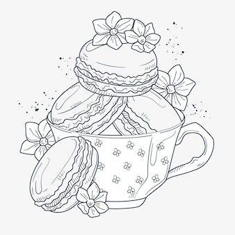 Page lemonade coloring pages vectors illustrations for free download