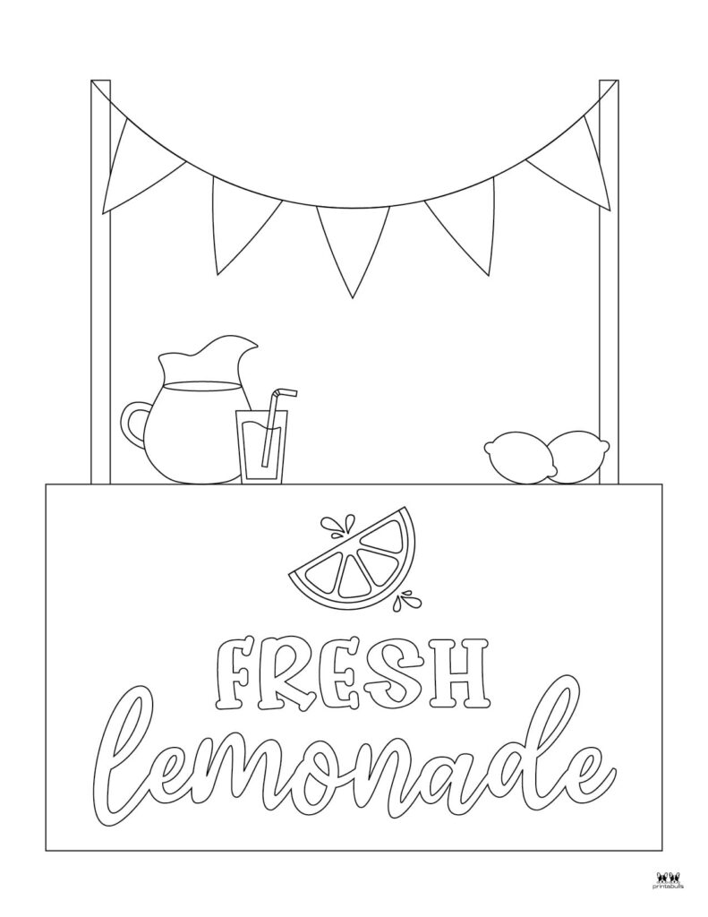 Summer coloring pages