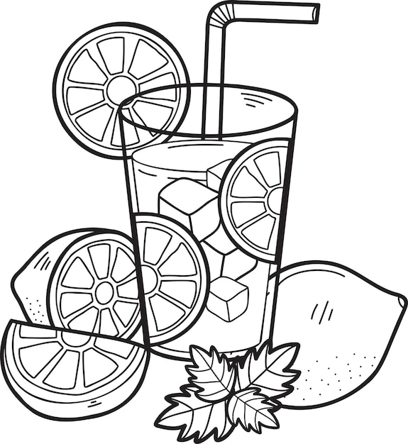 Lemonade coloring pages images