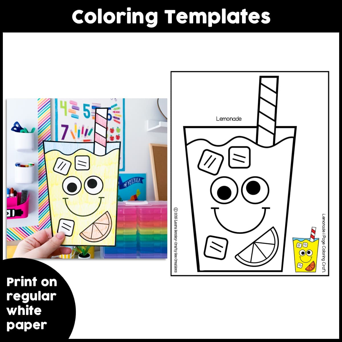Lemonade craft activity
