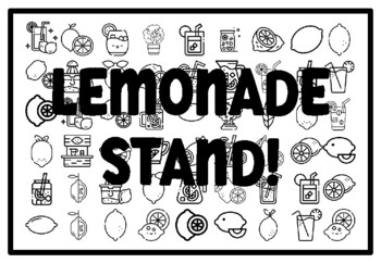 Lemonade stand lemon coloring pages lemon classroom quotes summer