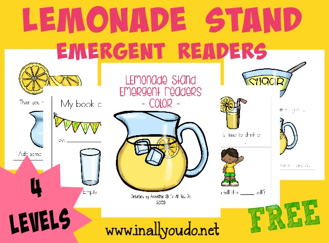 Lemonade stand coloring pages â in all you do