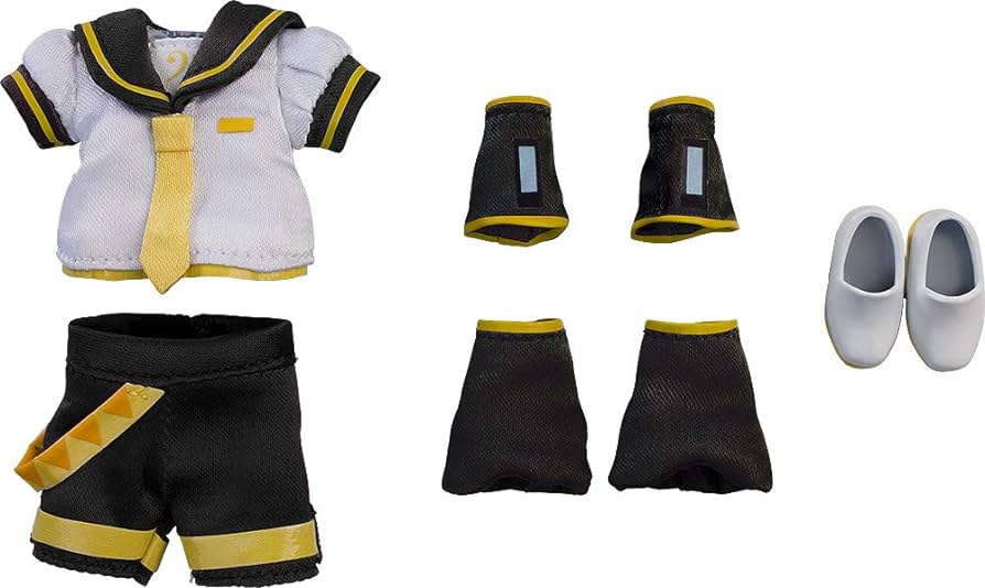 Good smile character vocal series kagamine len nendoroid doll outfit set figure accessory multicolor toys games