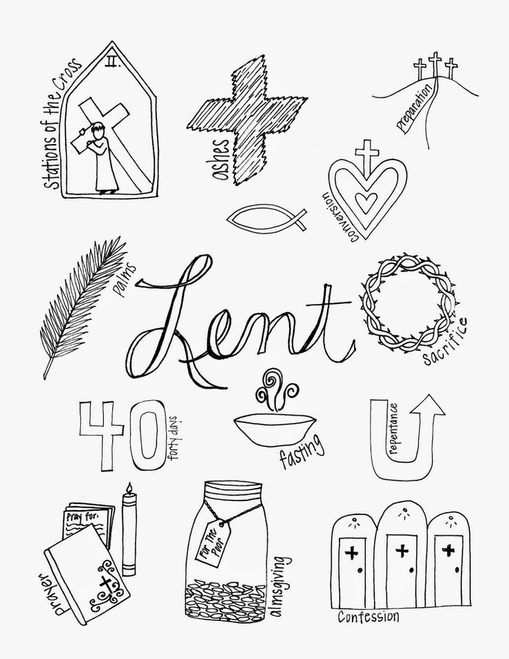 What lent looks like catholic lent lent catholic coloring