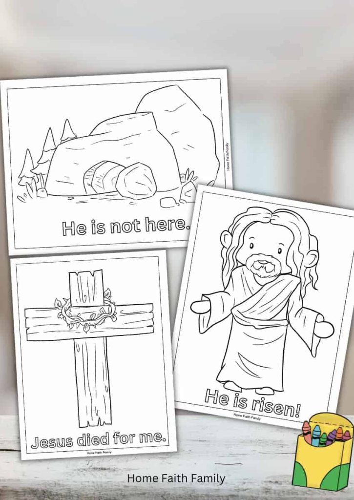 Free lent coloring pages for your children
