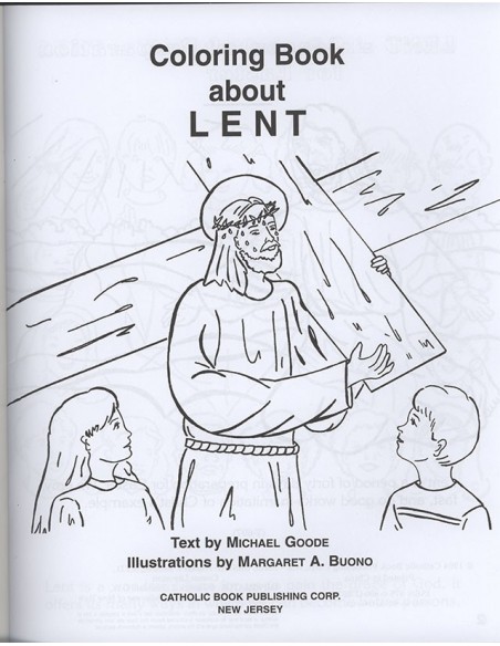 Lent coloring book