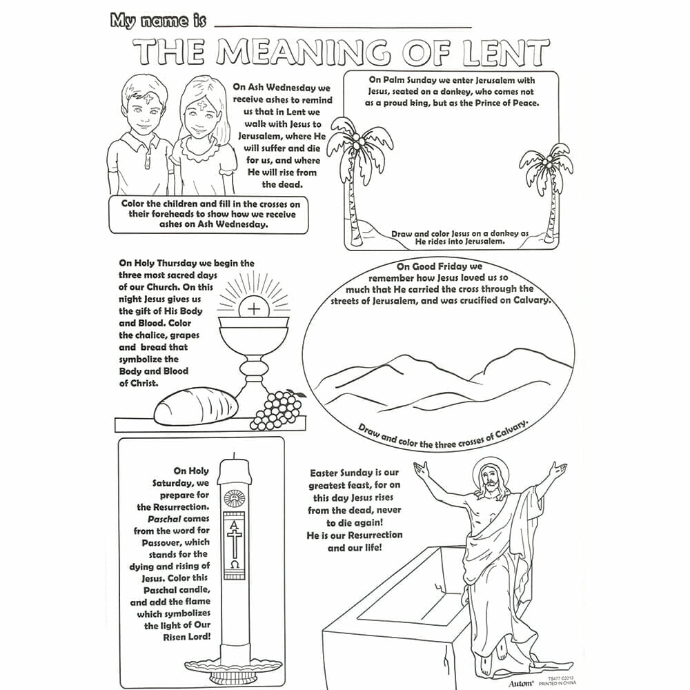 Lour your own lenteaster posters the meaning of lent individual p â fa dumont church supplies