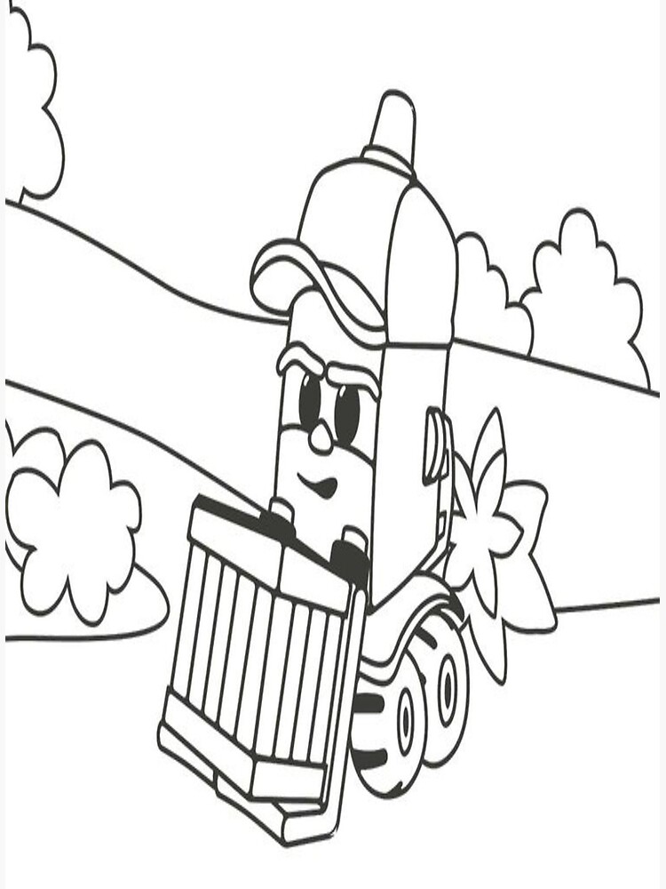 Leo the truck postcard for sale by blackisle