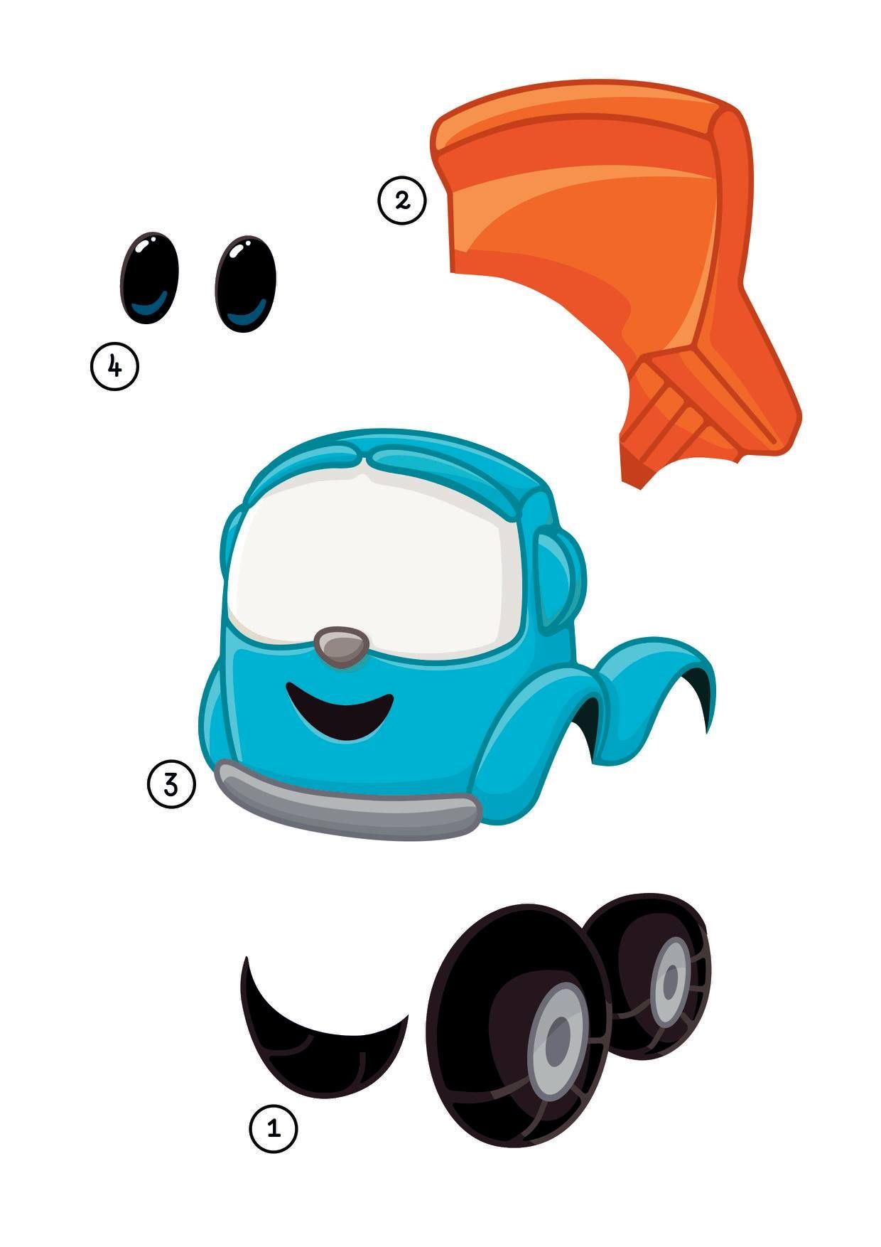 Leo the truck craft truck coloring pages truck crafts trucks birthday party