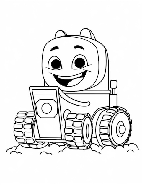 Page garbage truck coloring images