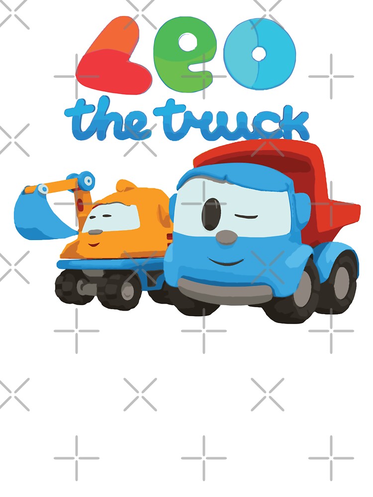 Leo the truck and friend scoop the excavator kids t