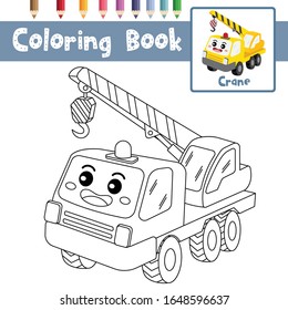 Coloring page cute camper cartoon character stock vector royalty free