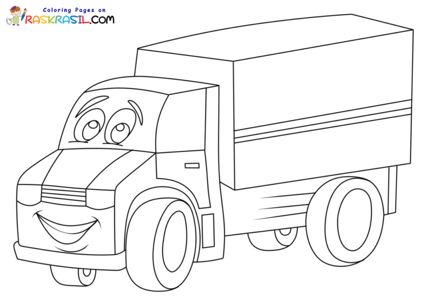 Truck coloring pages