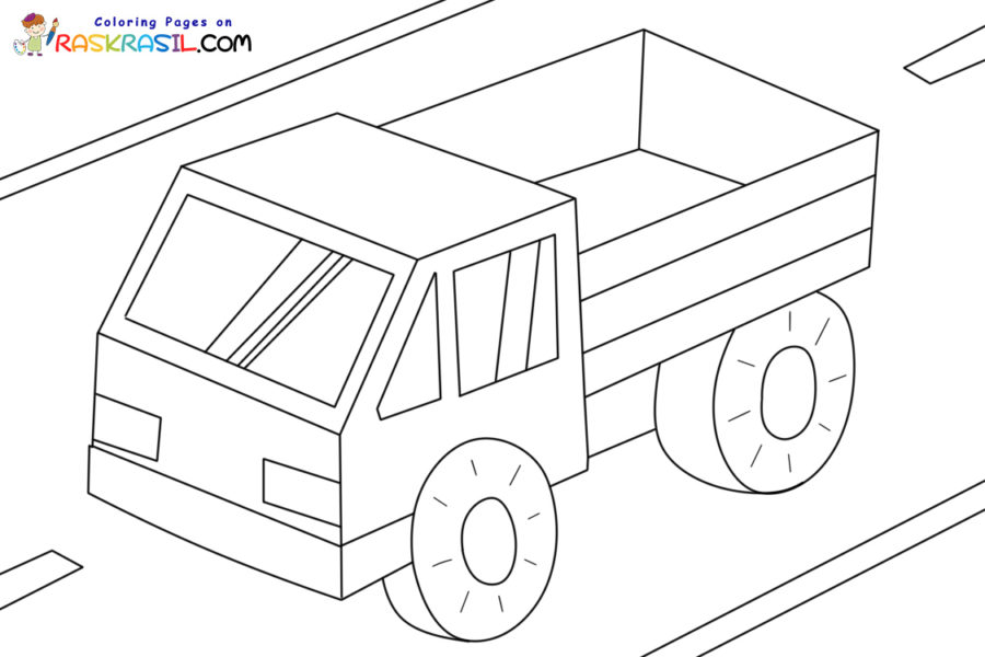 Truck coloring pages