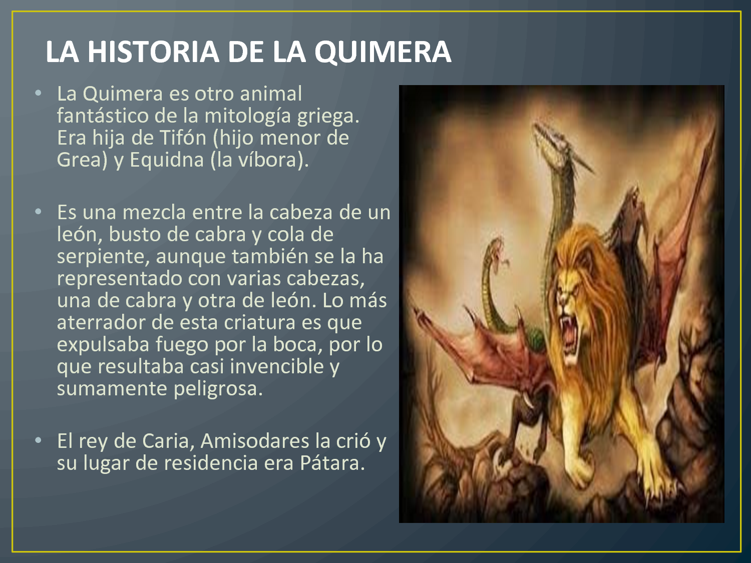 Solution la quimera