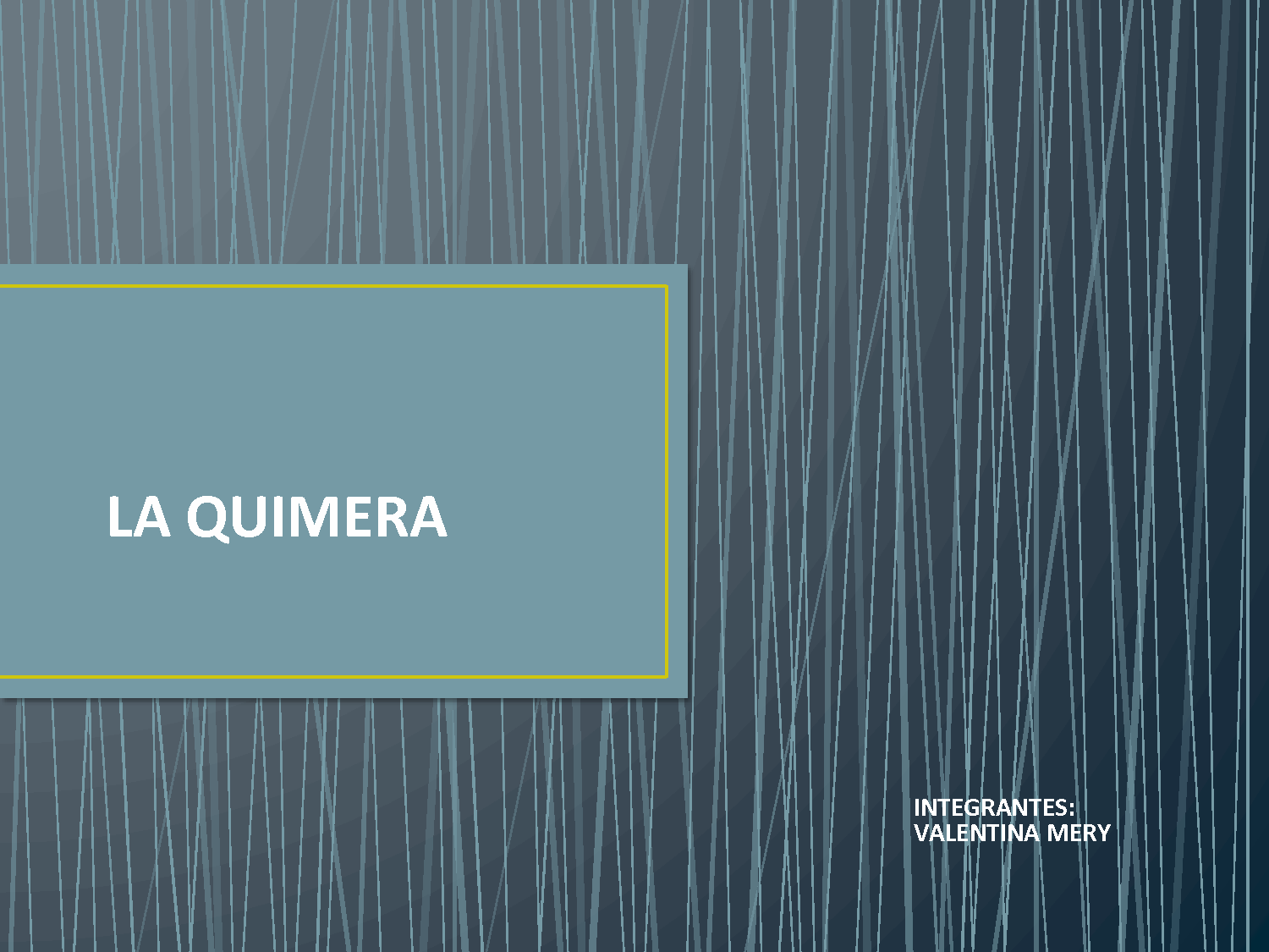 Solution la quimera