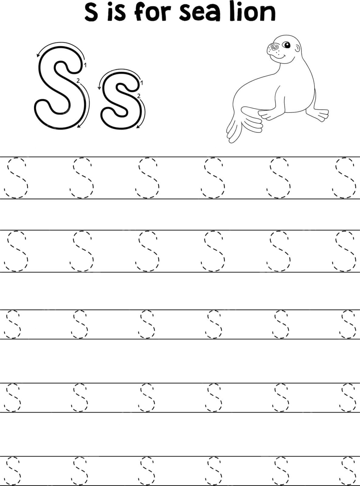 Dibujo de para colorear trazando letras abc con un animal leãn marino vector png dibujos dibujo de animal dibujo de leon dibujo del mar png y vector para dcargar gratis