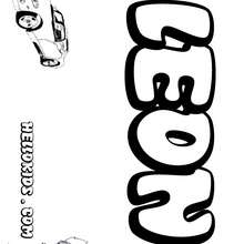 Leo coloring pages
