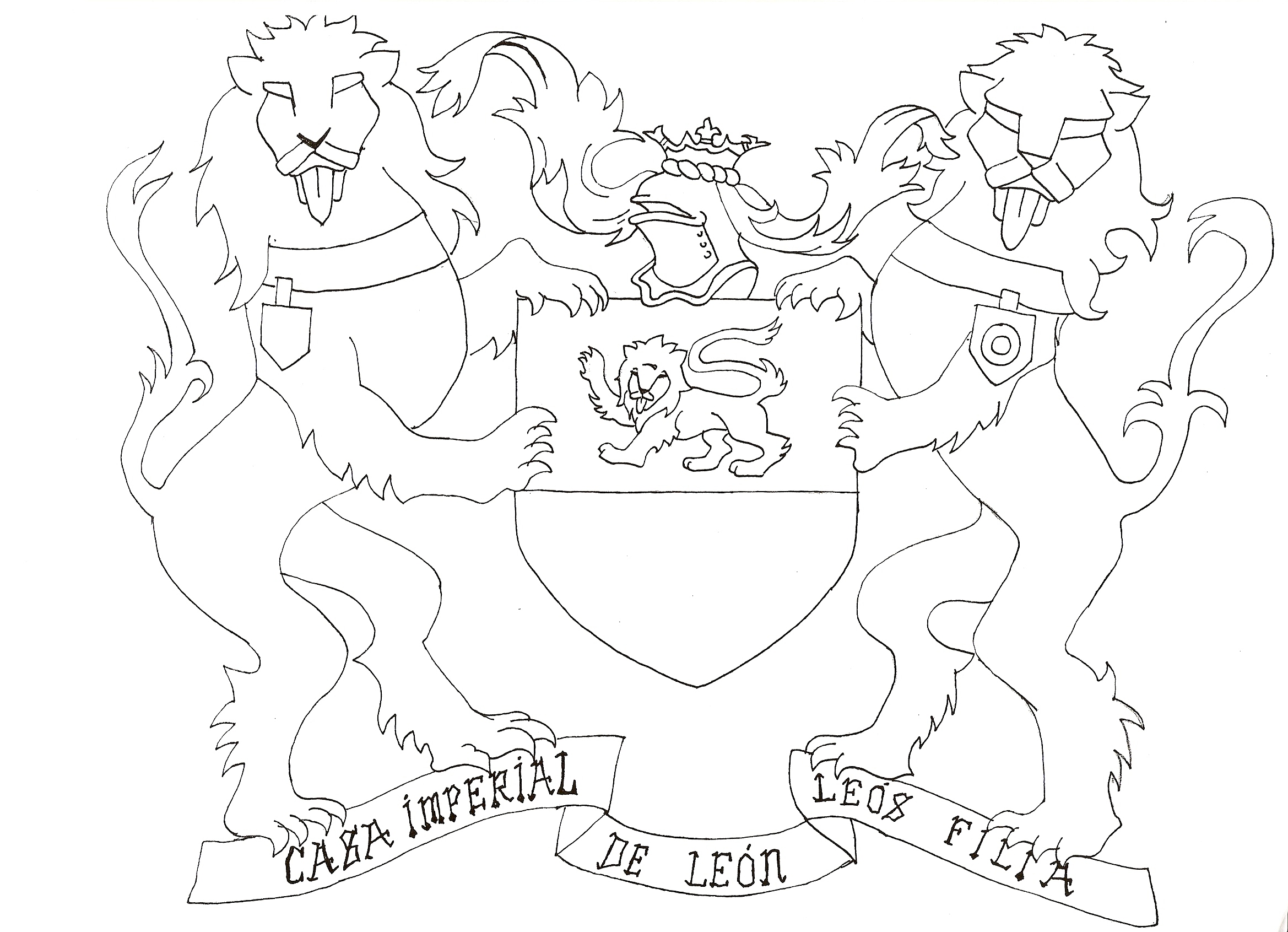 Escudo de la familia de leon by dl on