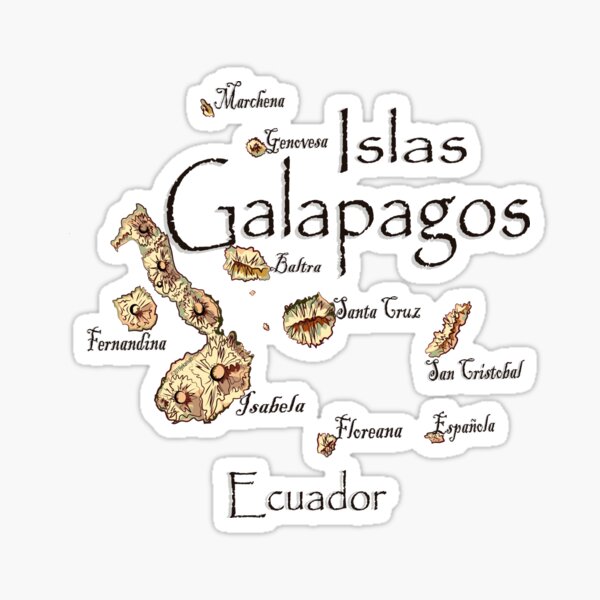 Galapagos islands stickers for sale