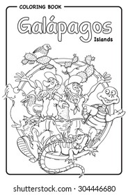 Galapagos islands vector art graphics